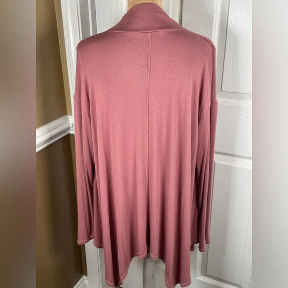 Free People Pink Plunge Cowl Tunic Top Small - Picture 6 of 8